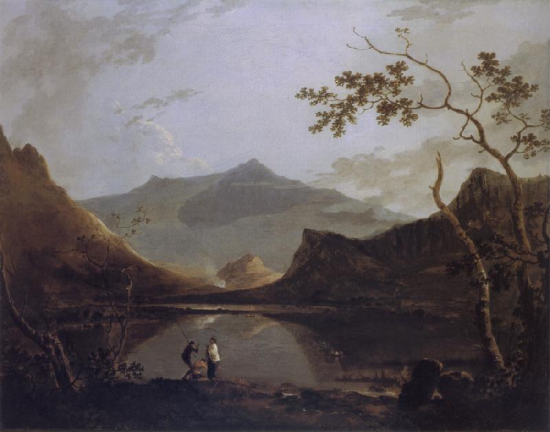 Richard  Wilson Snowdon from Llyn Nantlle